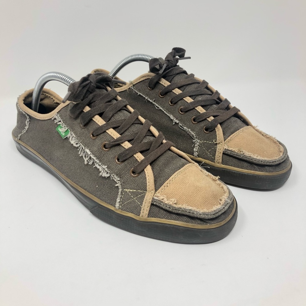 Mens Sanuk Hemp Canvas Sneakers BY0911 Beach Skate